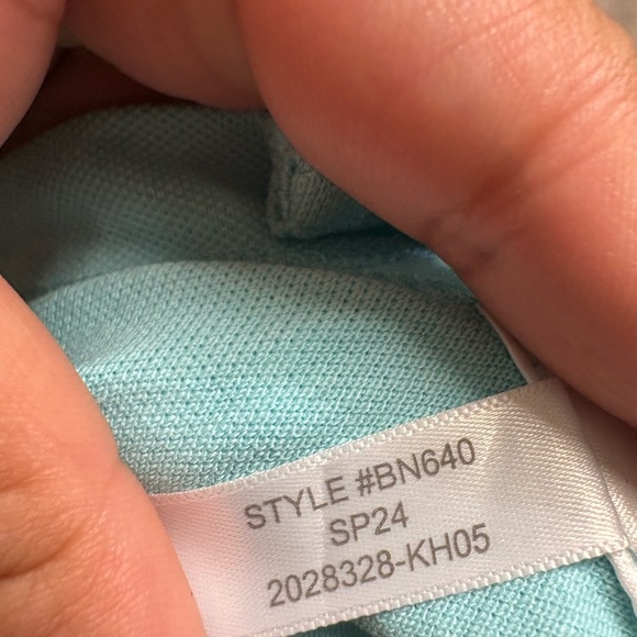 J. Crew Aqua Blue Crew Neck Shirt - Picture 9 of 9